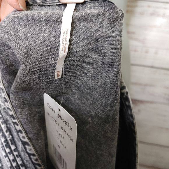 FREE People denim peplum top size XS - Picture 12 of 15